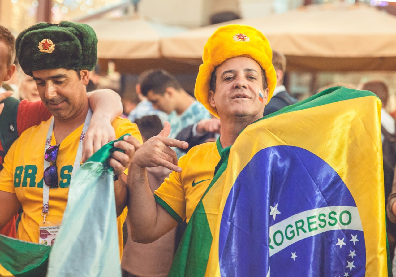 O torcedor da seleção brasileira.