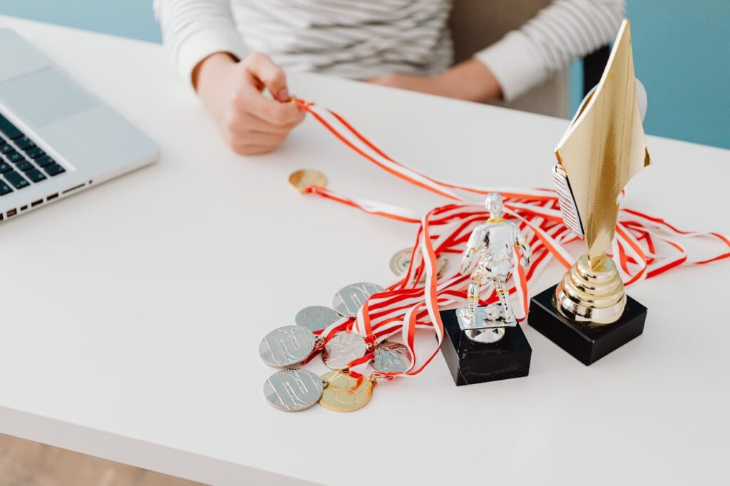 Cristiano Ronaldo e as medalhas no futebol.